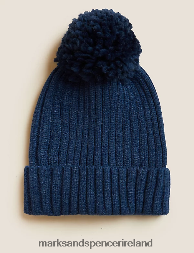 Marks & Spencer Kids Winter Hat Indigo Accessories 2VJ8DF8738