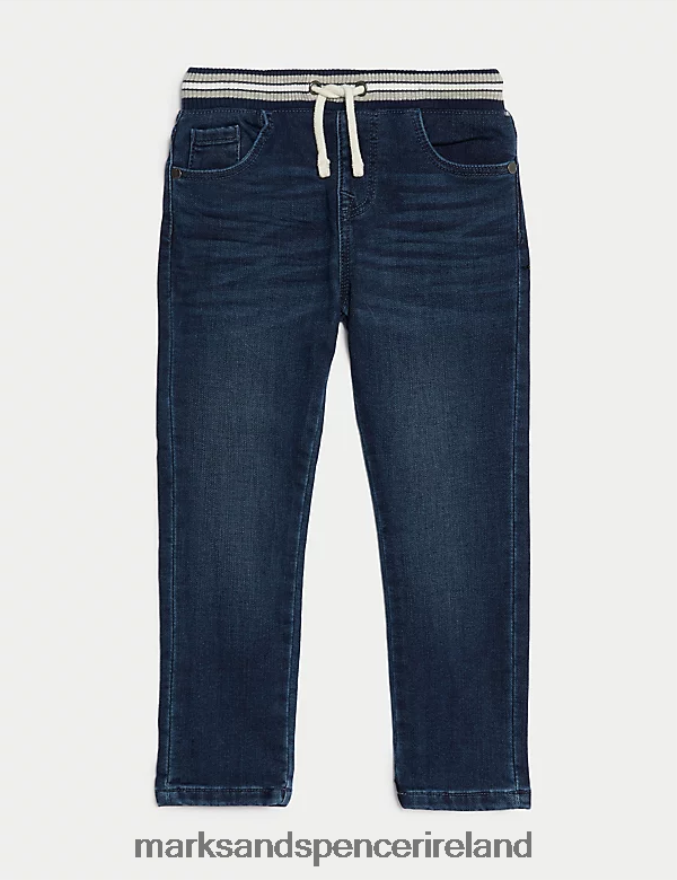 Marks & Spencer Kids Regular Denim Jeans Dark Denim Clothing 2VJ8DF8417