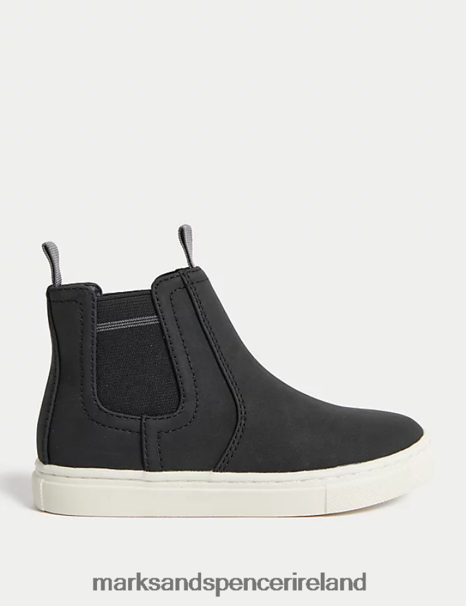 Marks & Spencer Kids Freshfeet Chelsea Boots Black Footwear 2VJ8DF8204