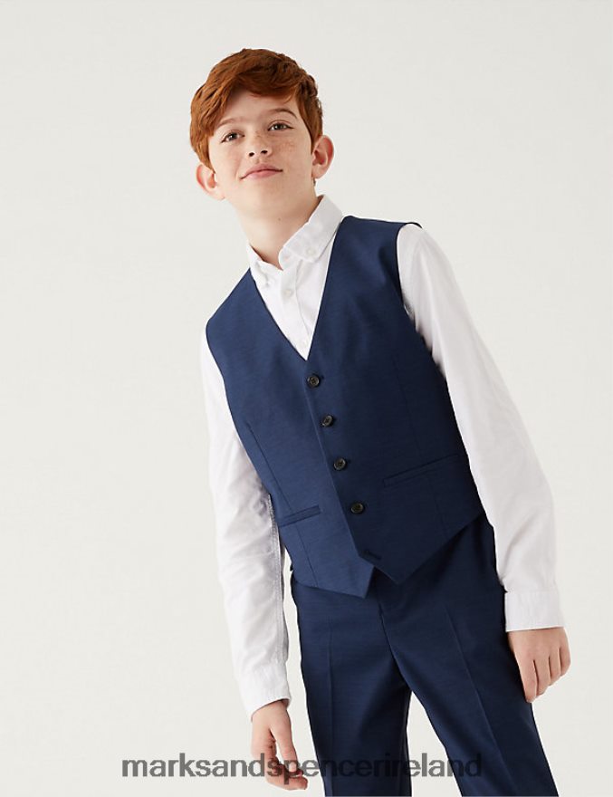 Marks & Spencer Kids Suit Waistcoat Indigo Clothing 2VJ8DF8128