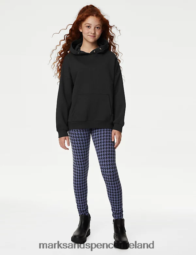 Marks & Spencer Kids Cotton Rich Hoodie Charcoal Clothing 2VJ8DF9211