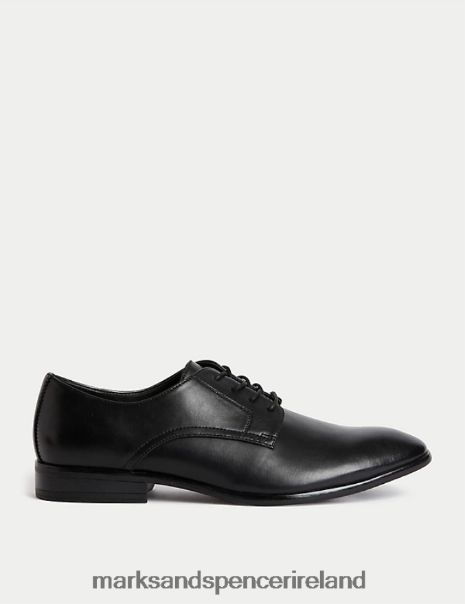 Marks & Spencer Men Lace Up Derby Shoes Black Footwear 2VJ8DF5785
