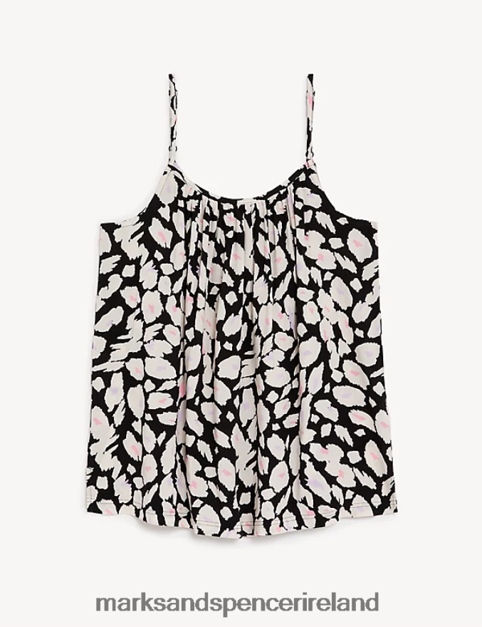 Marks & Spencer Women Printed Cami Top Multi Clothing 2VJ8DF3184