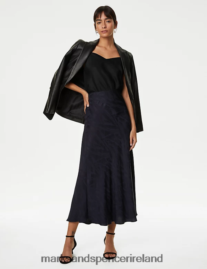 Marks & Spencer Women Satin Cami Top Black Clothing 2VJ8DF2287